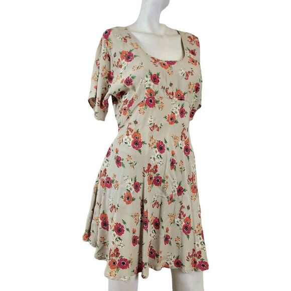 Dress to kill womens one size fits all multi color floral dress - Picture 1 of 7